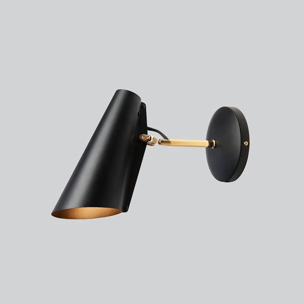 Short Arm Wall Light with Adjustable Head - Grey