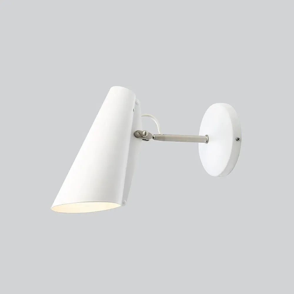 Short Arm Wall Light with Adjustable Head - Grey
