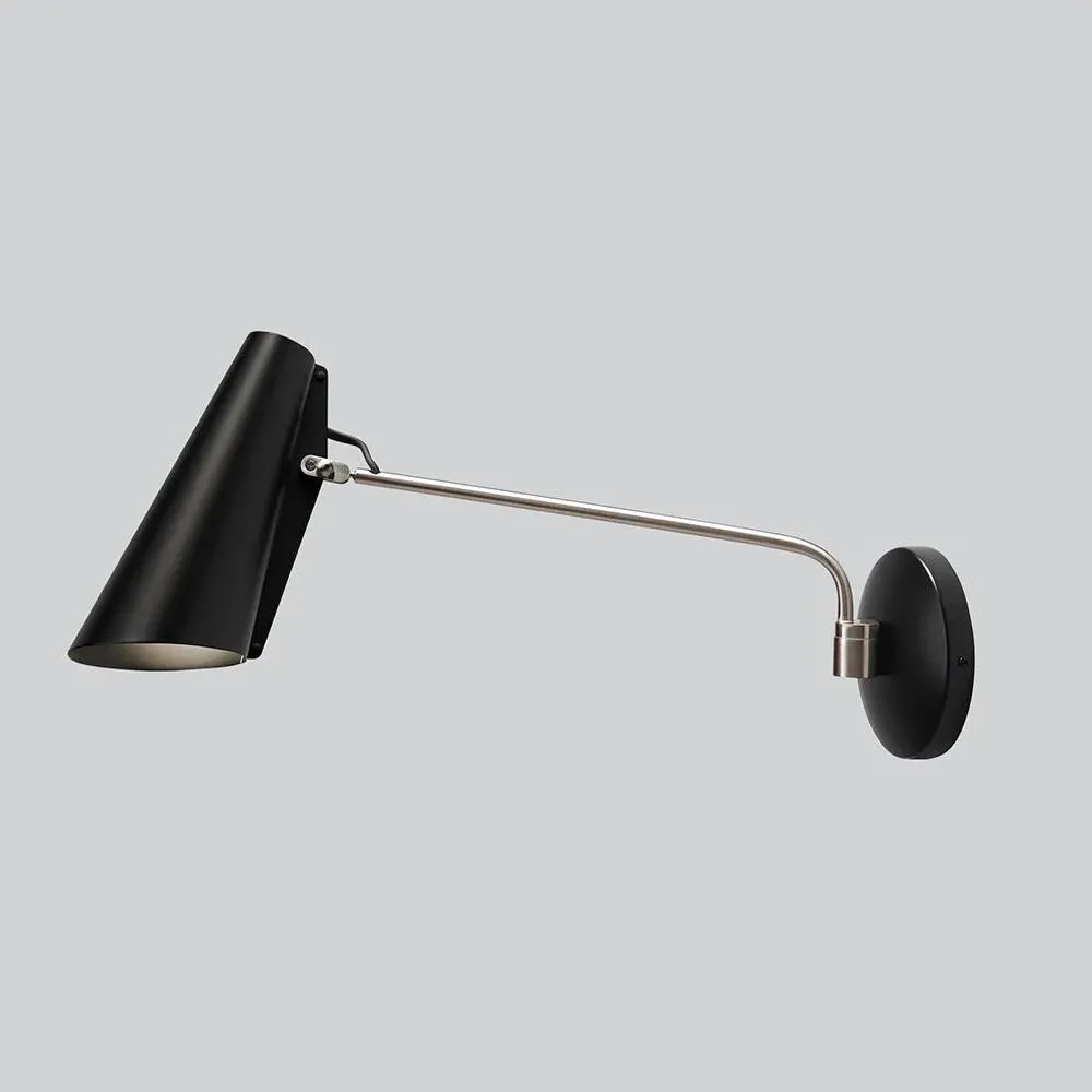 Swing Wall Light with Adjustable Head - Black, Steel