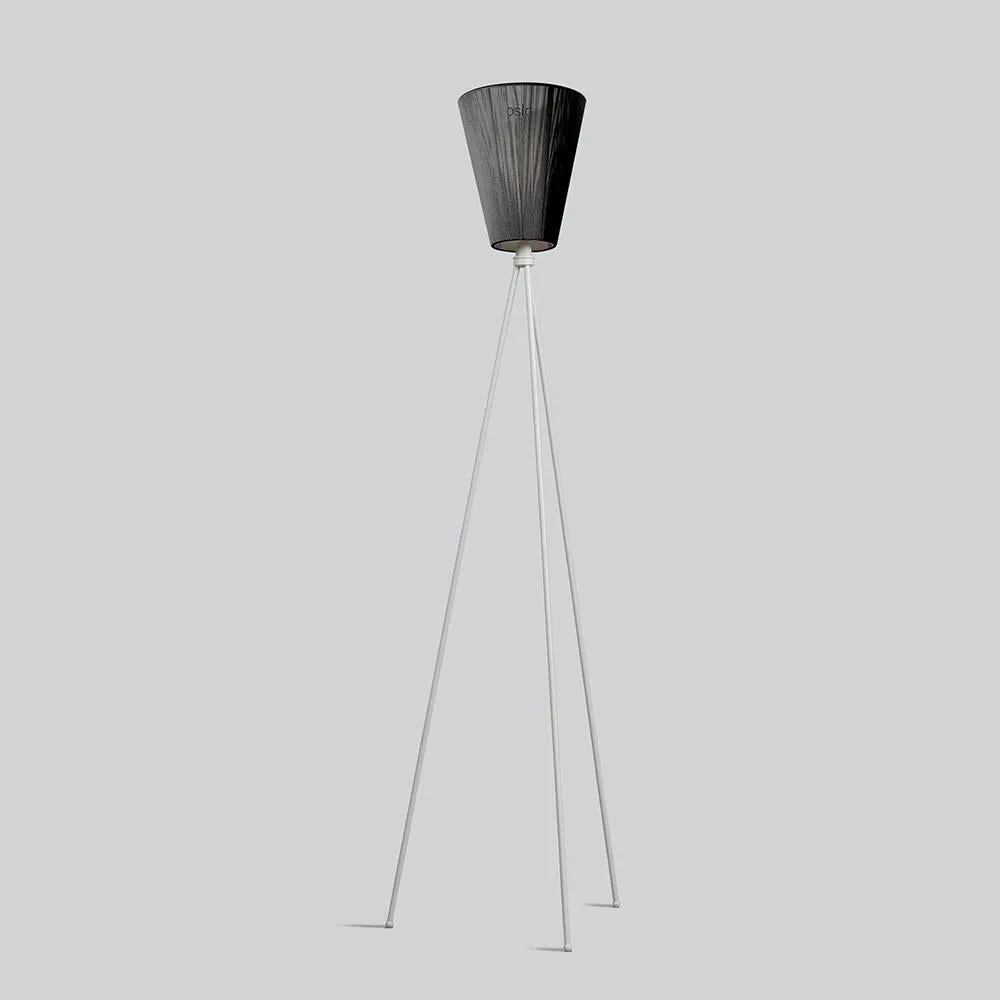 Tripod Floor Lamp with Rotating Shade - Green, Wood