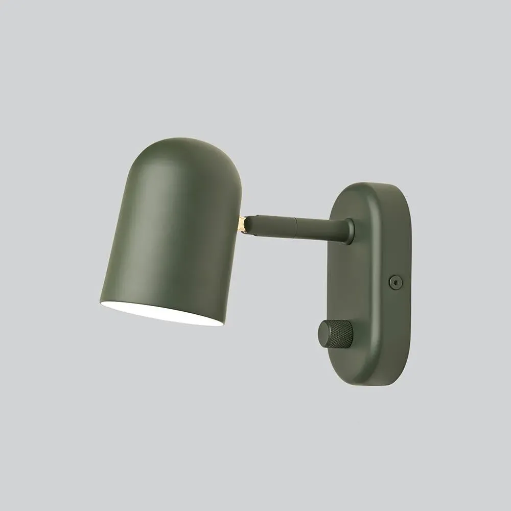 Wall Light with Dimmer Switch - Dark Green image