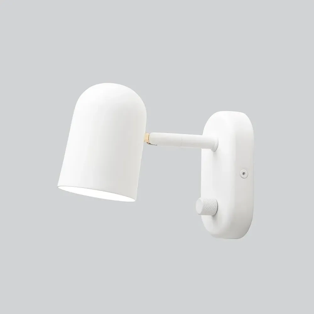 Wall Light with Dimmer Switch - Dark Grey