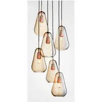 6-Light Cluster Pendant - Gold, Glass