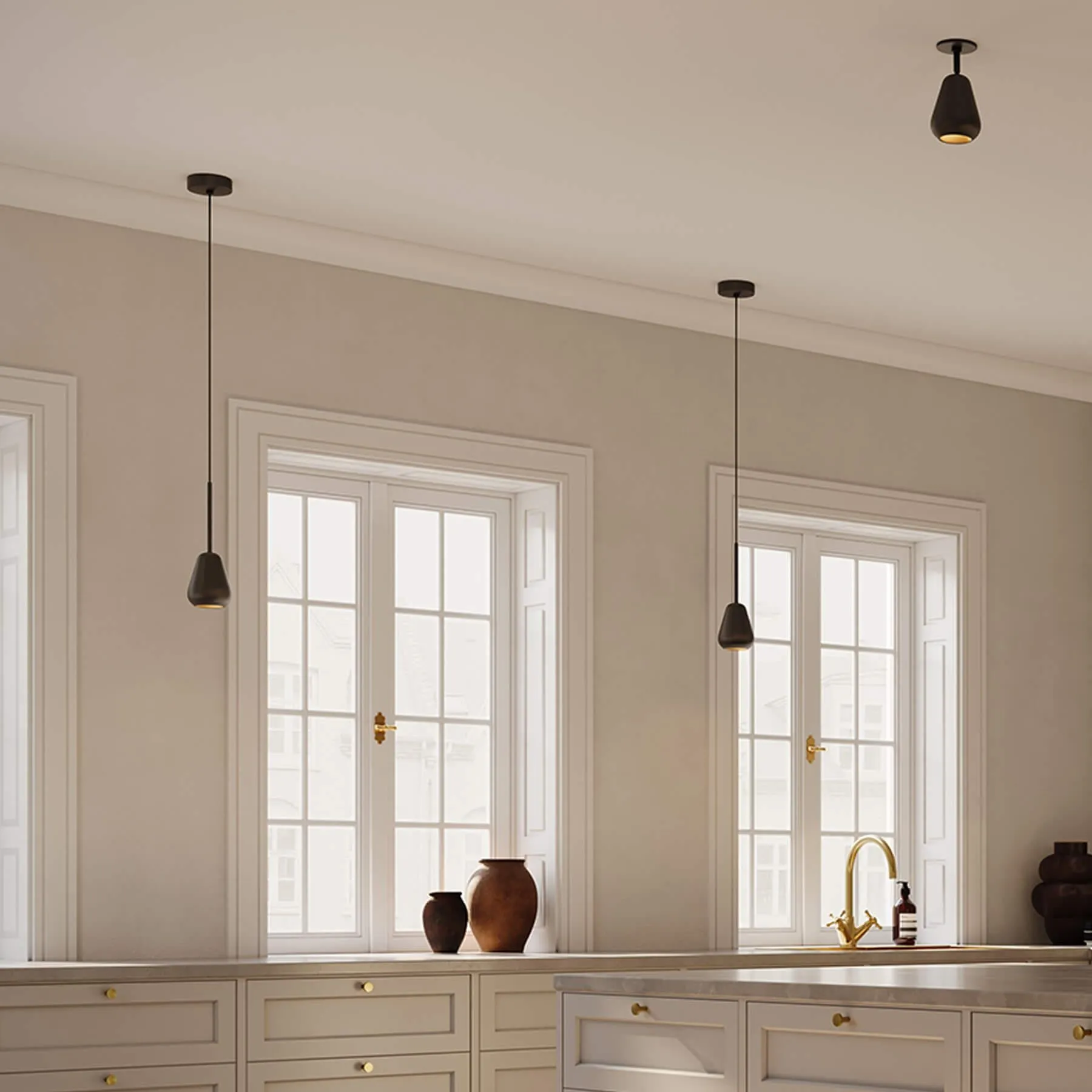 Anoli Spot Pendant Light - Nordic Gold