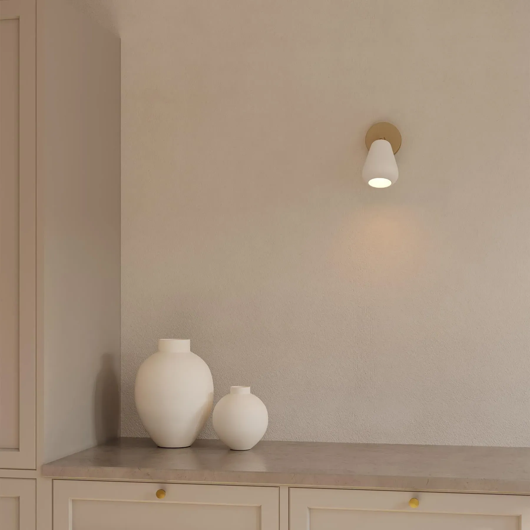 Anoli Spot Surface Ceiling Wall Light - Nordic Gold