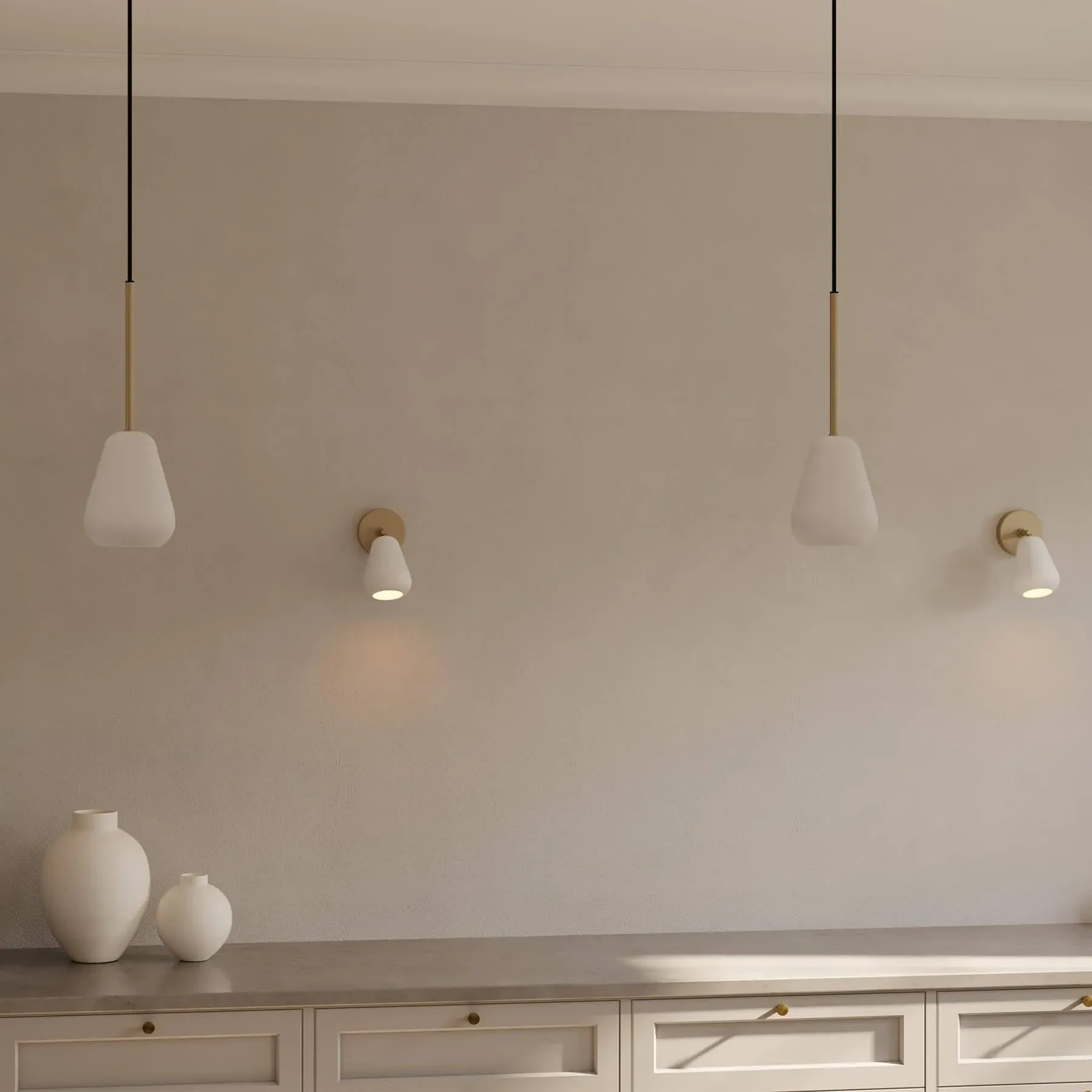 Anoli Spot Surface Ceiling Wall Light - Nordic Gold