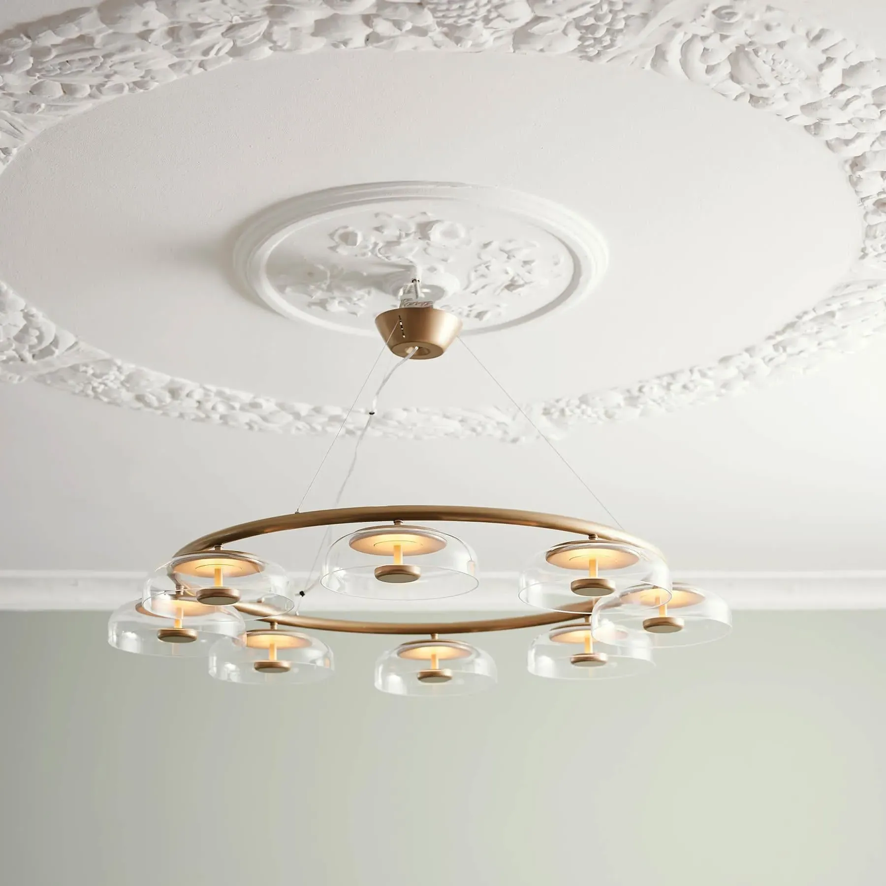 Blossi 6-Shade Chandelier - Gold