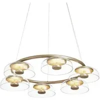 Blossi 6-Shade Chandelier - Gold
