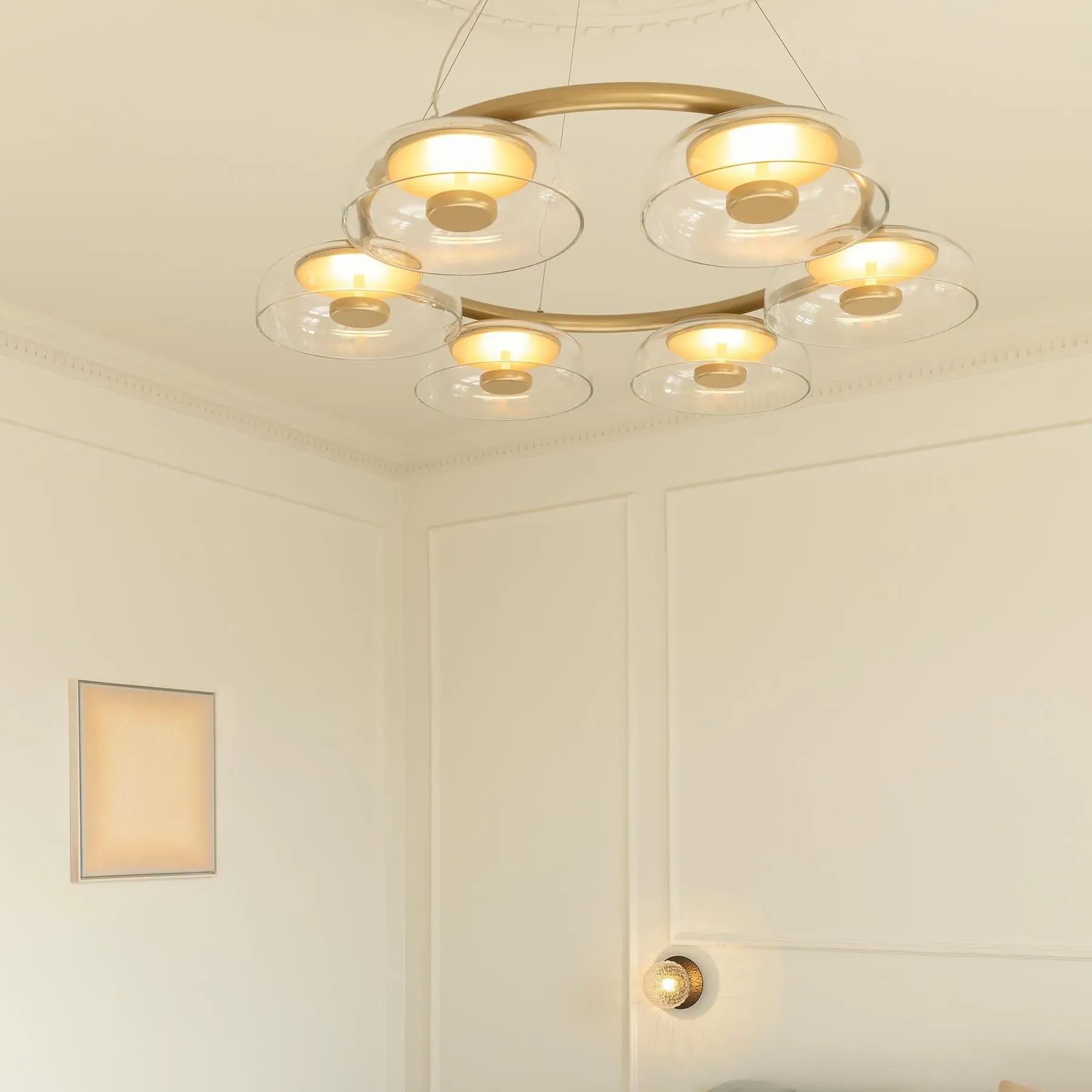 Blossi 8-Shade Chandelier - Gold