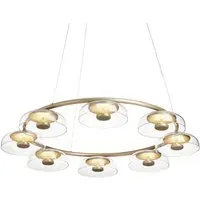 Blossi 8-Shade Chandelier - Gold