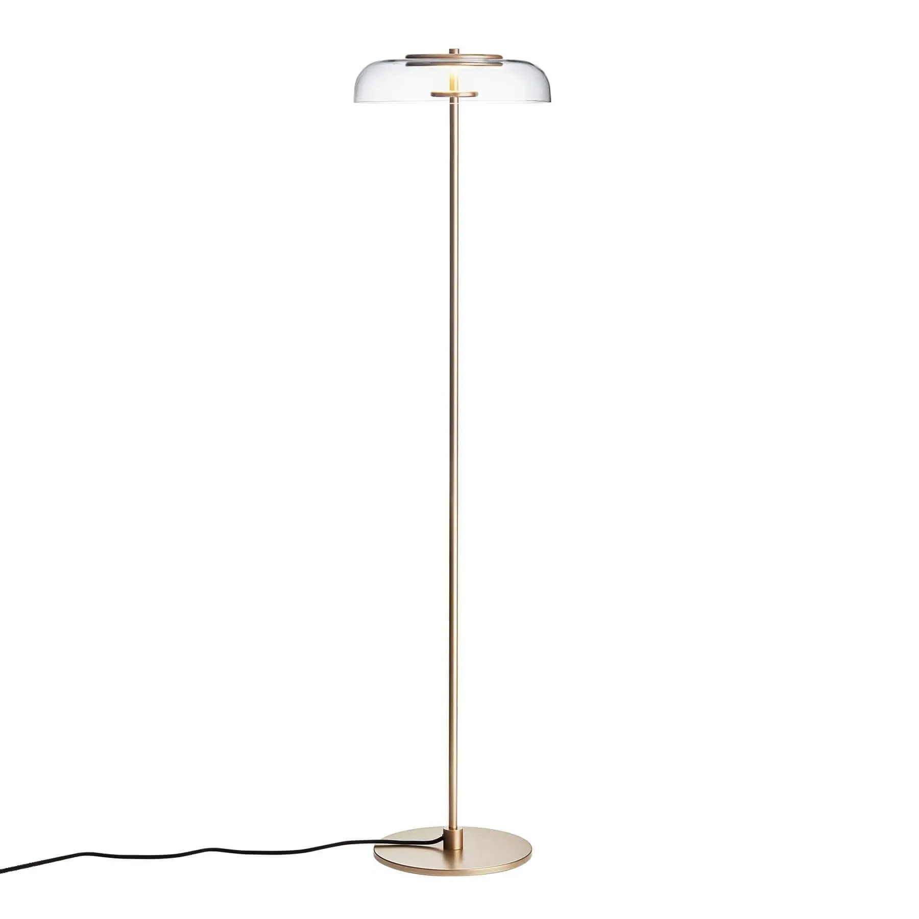 Blossi Floor Lamp - Black, Glass