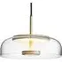 Blossi Pendant Light - Clear Glass, Nordic Gold