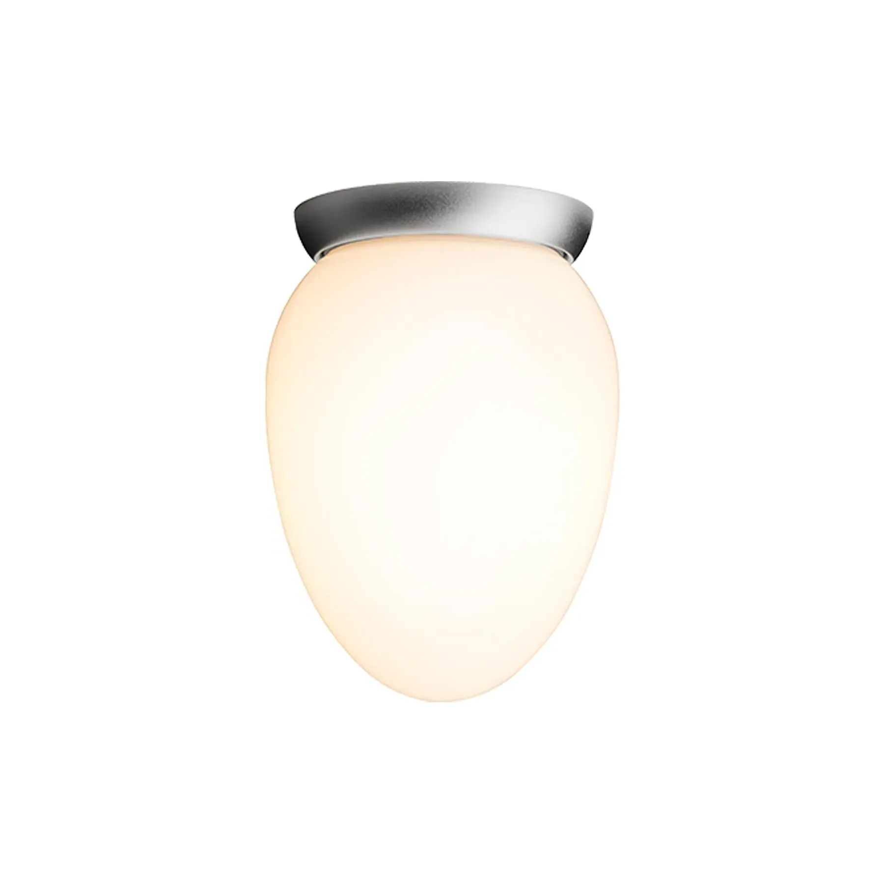 Drop-Shaped Ceiling Light - Satin Brass, Metal