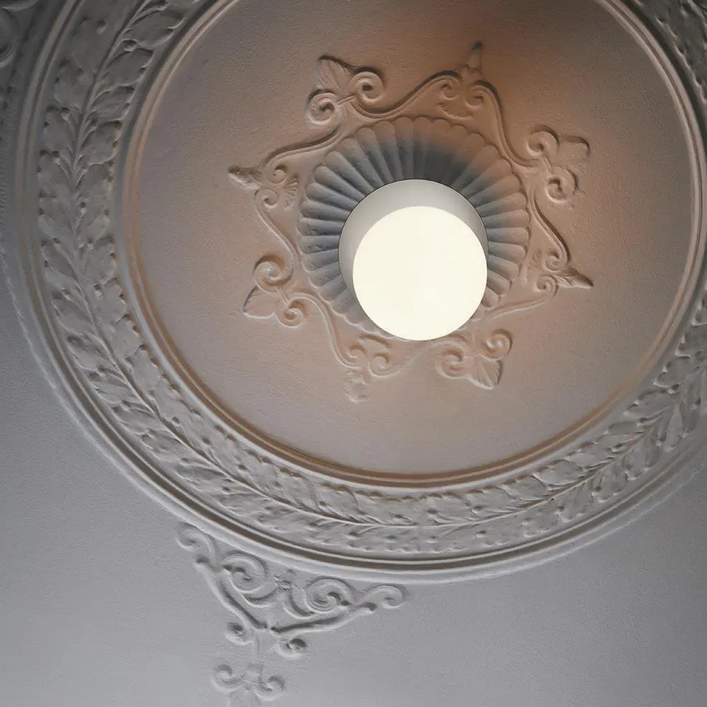 Liila Large Wall Ceiling Light - Light Silver, Clear Glass