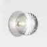 Liila Large Wall Ceiling Light - Light Silver, Clear Glass