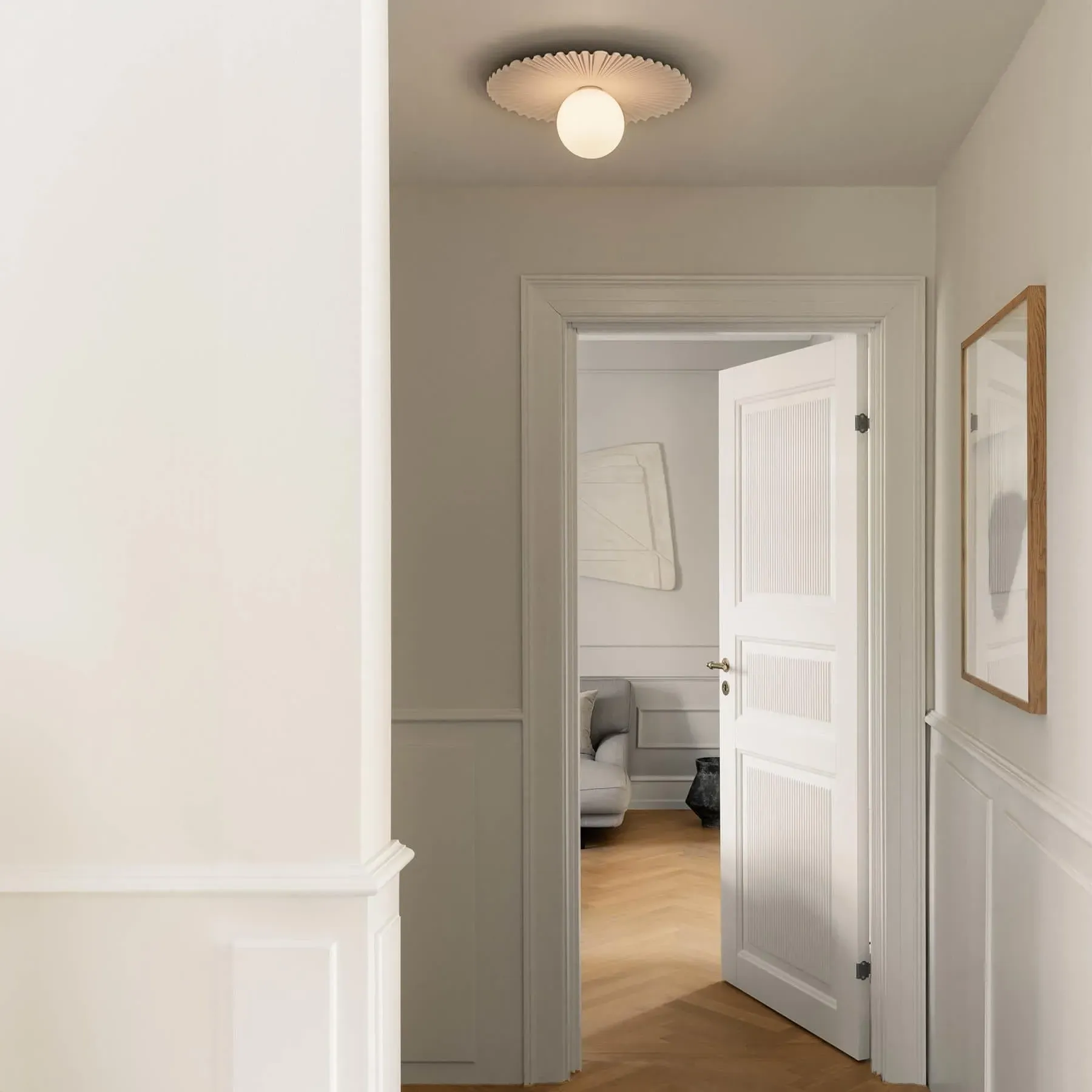 Medium Wall Ceiling Light - Gold, Metal