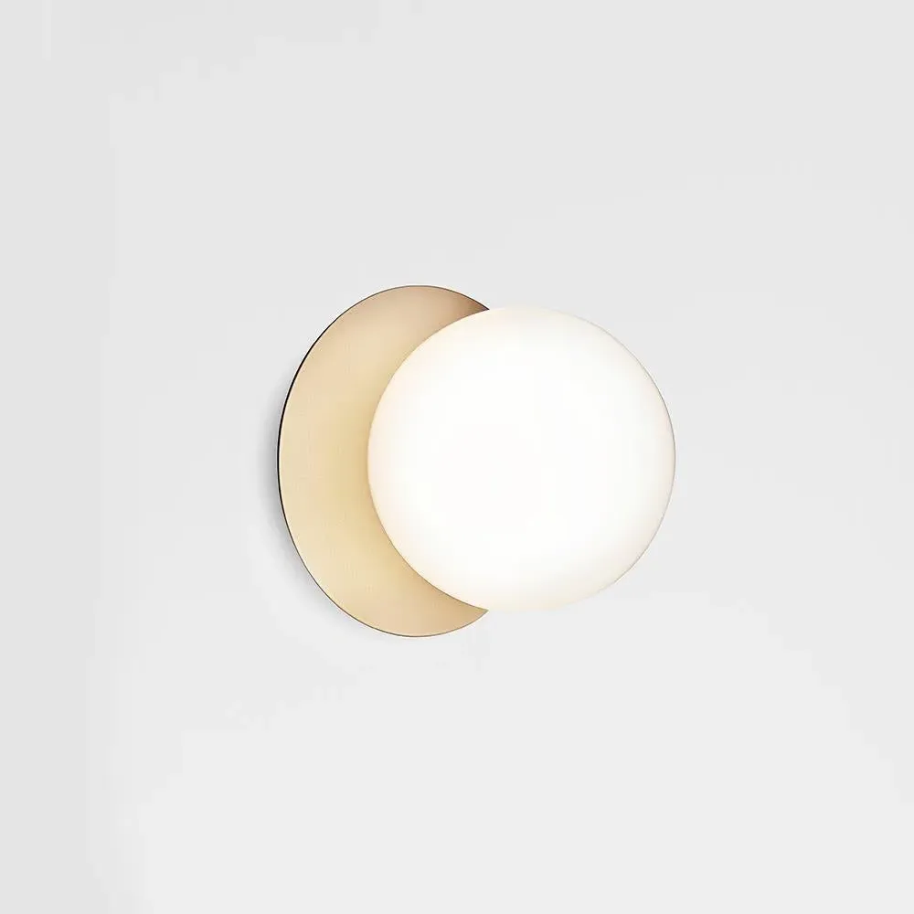 Medium Wall Ceiling Light - Gold, Metal Glass image