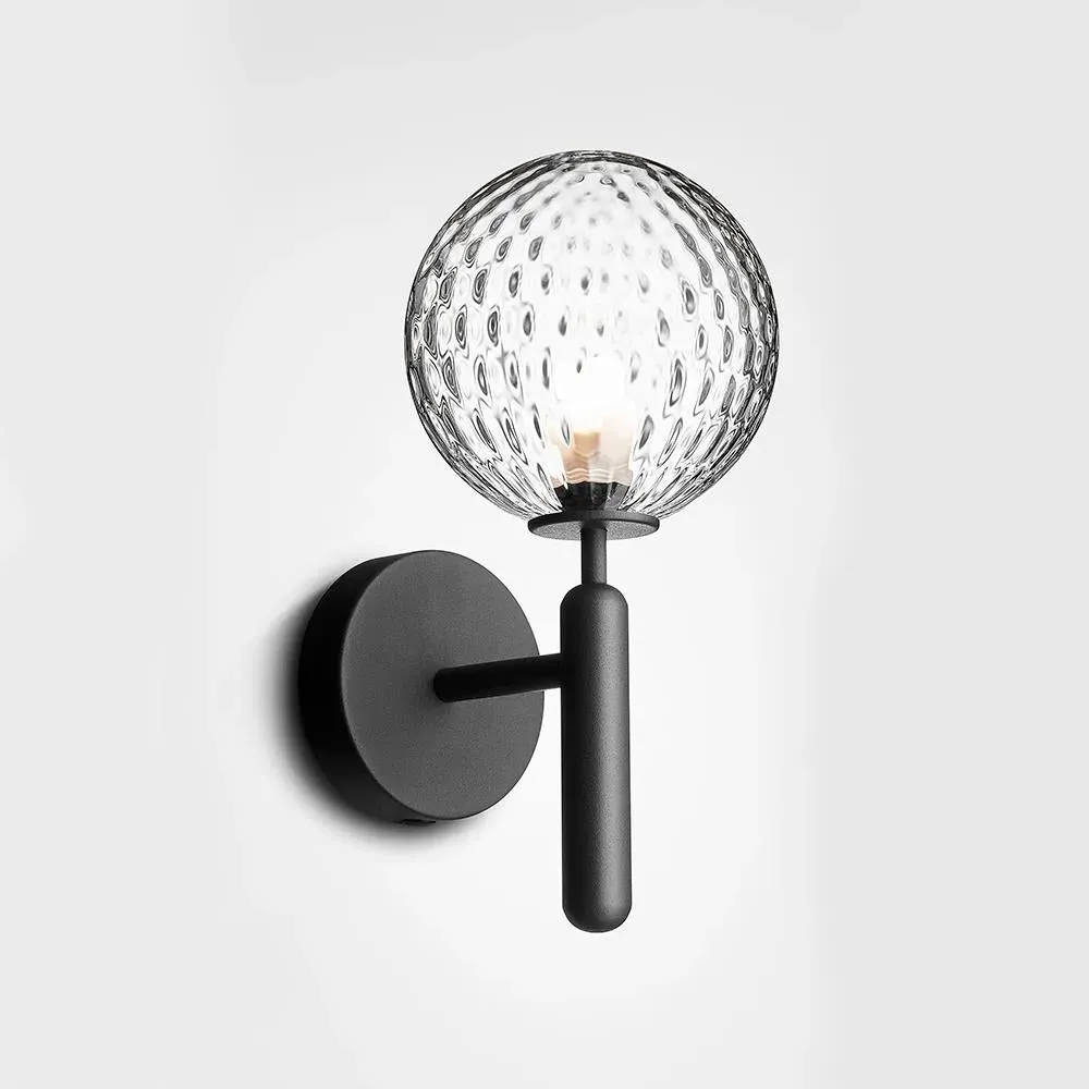 Miira Wall Light - Rock Grey, Opal Glass