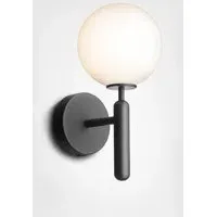 Miira Wall Light - Rock Grey, Opal Glass