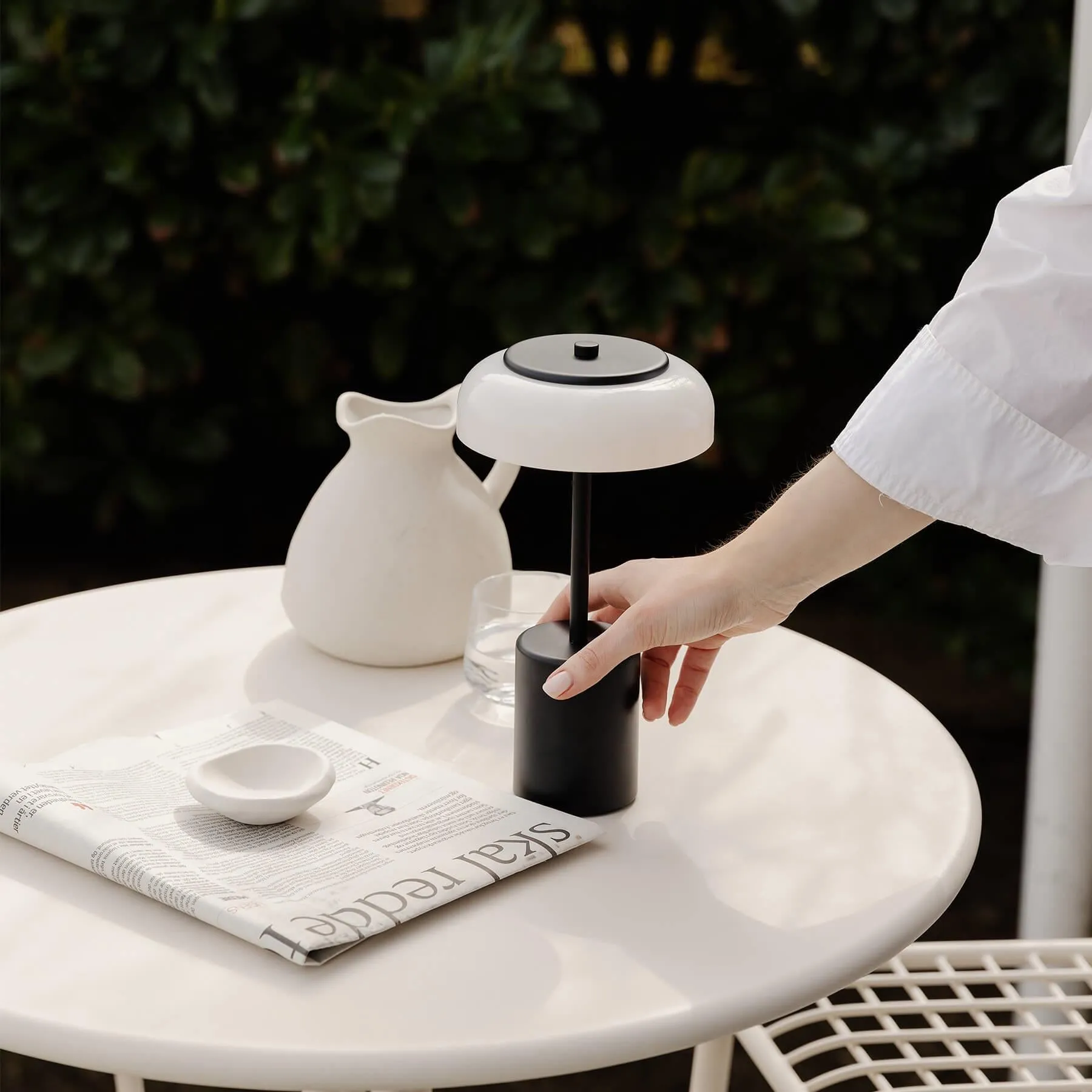 Mini Portable Table Lamp - Black