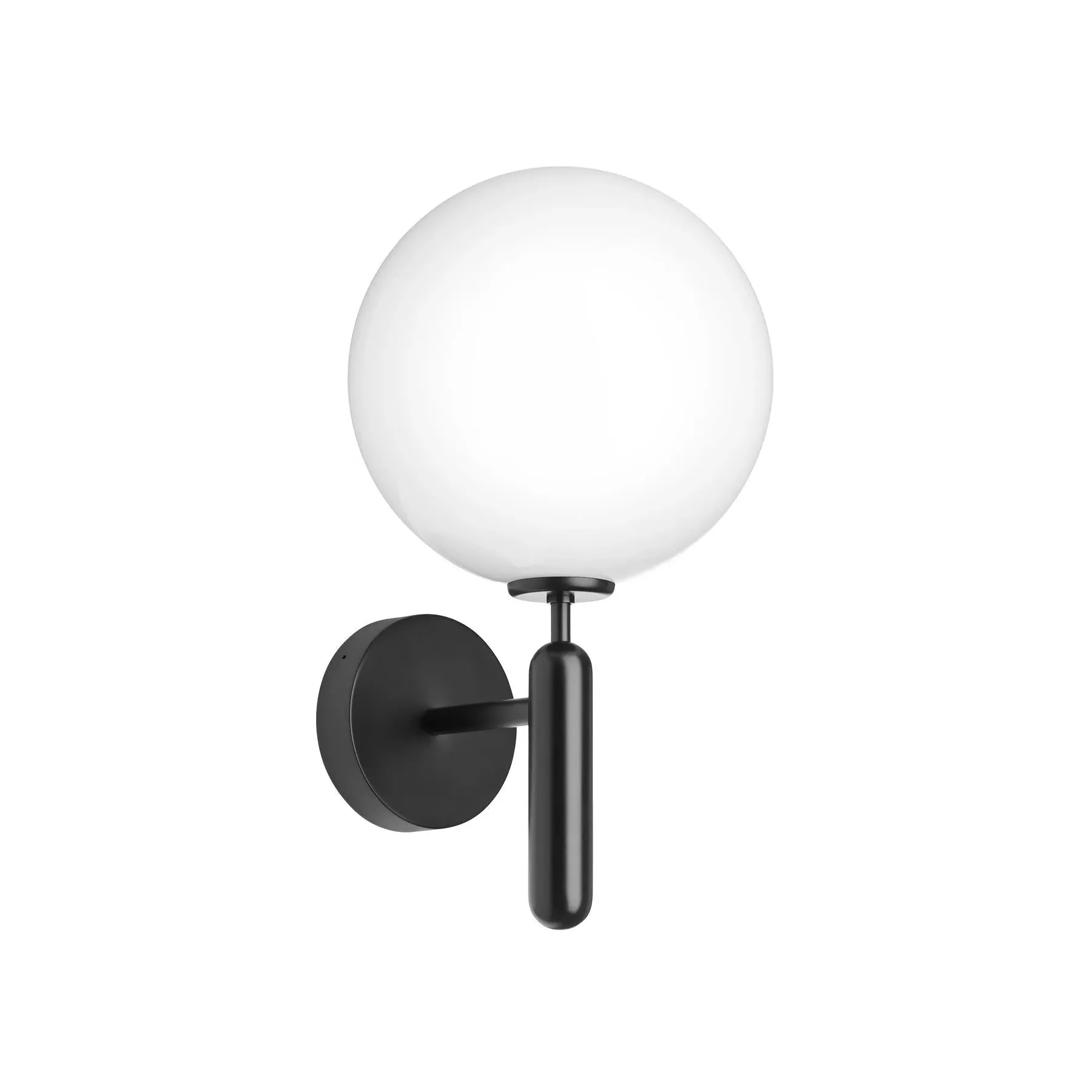 Outdoor Wall Light - Black, Metal Glass image
