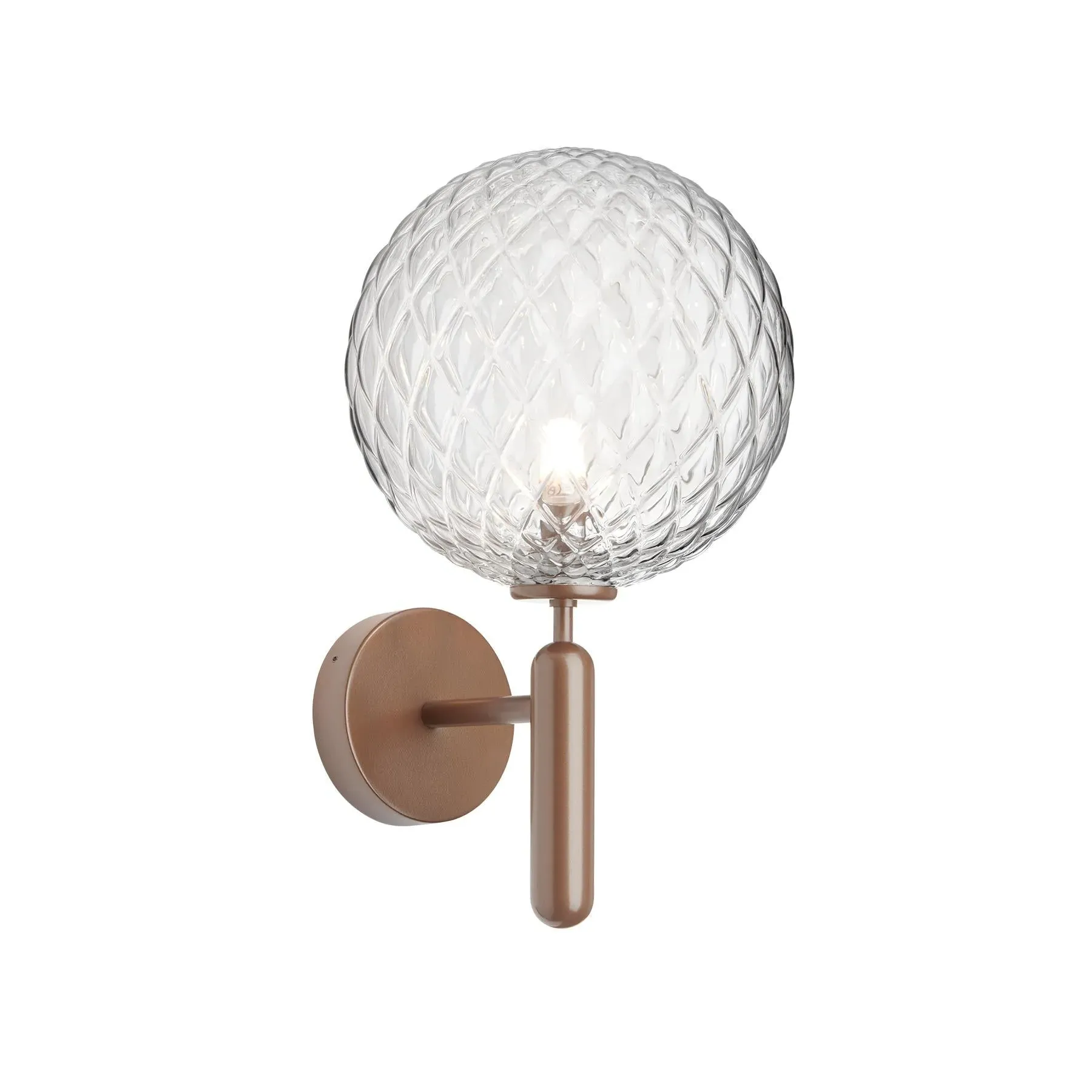 Outdoor Wall Light - Bronze, Clear Glass image