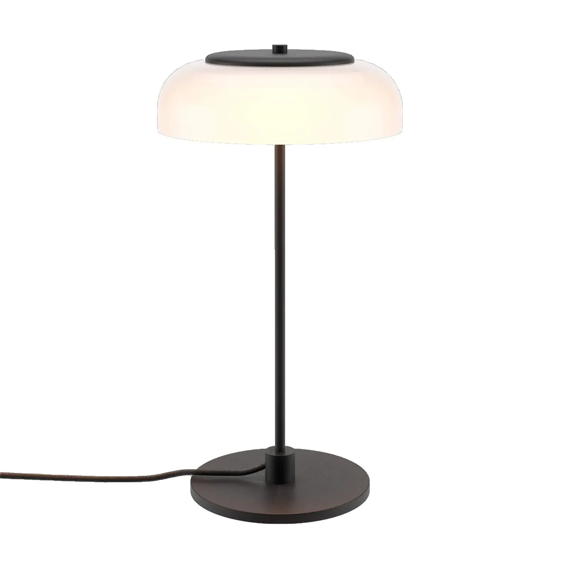 Small Table Lamp with LED - Gold, Glass