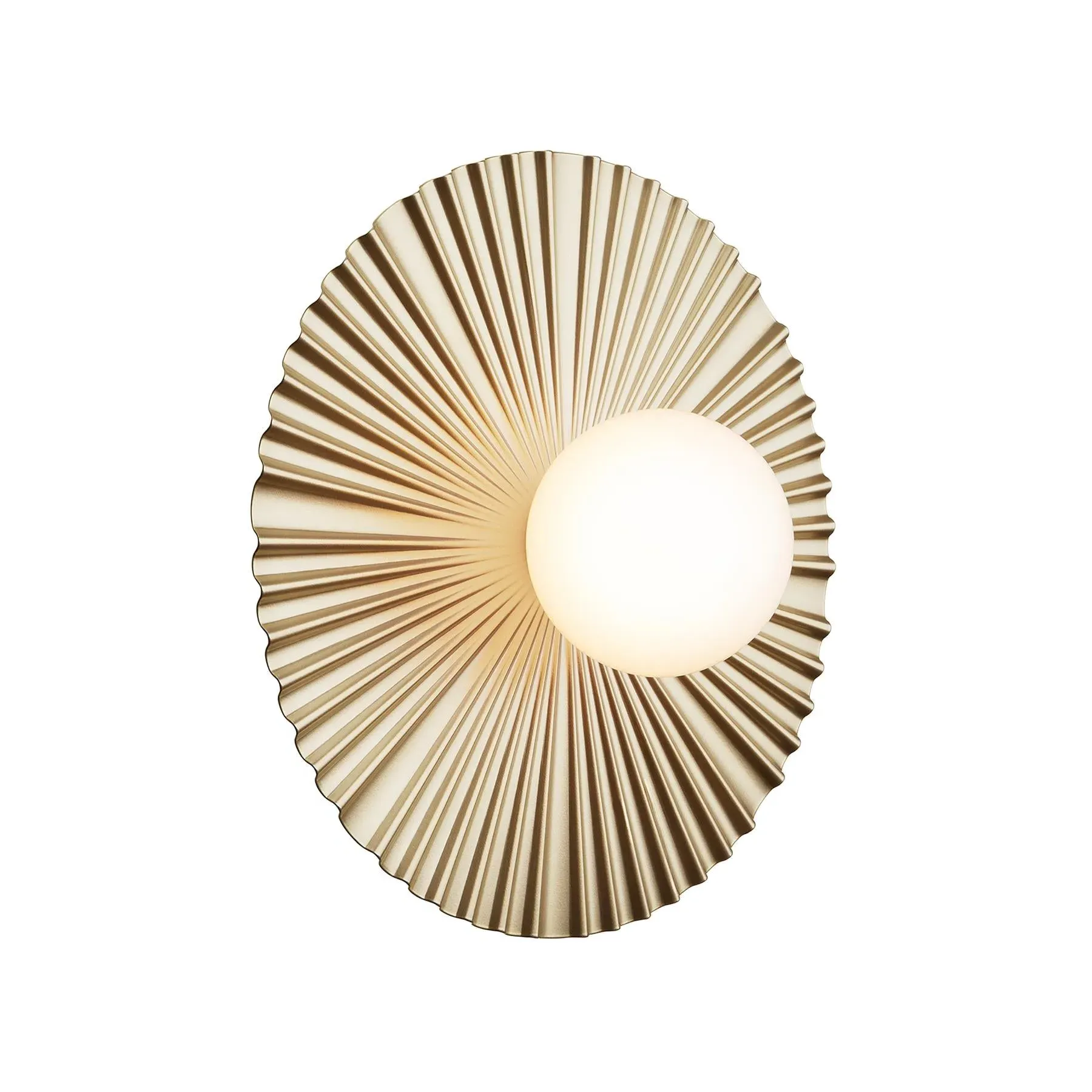 Small Wall Ceiling Light - Gold, Metal