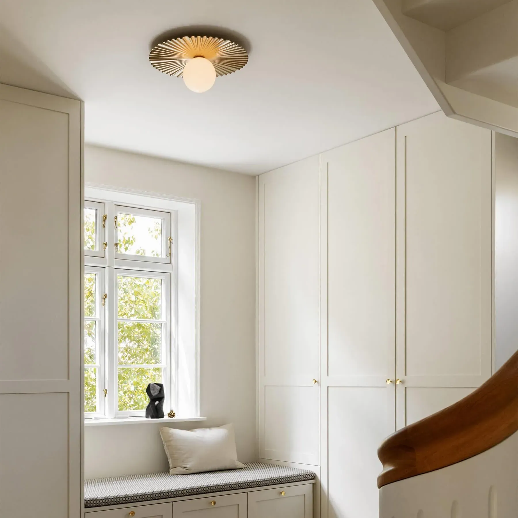 Small Wall Ceiling Light - Gold, Metal