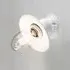 Calabria Ceramic Wall Light - White, Glazed Ceramic