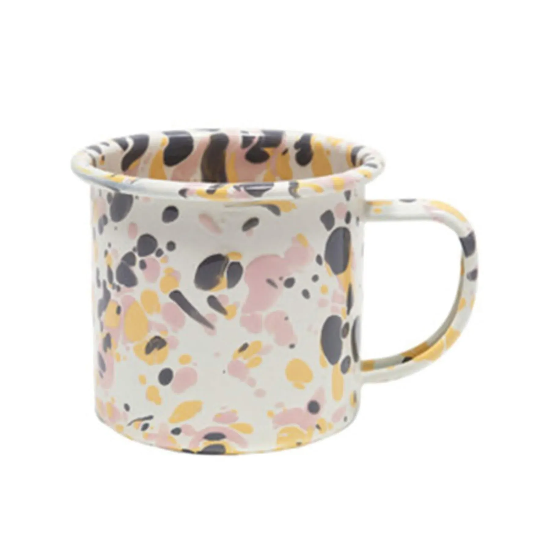 Coffee Mug - Blue Tides, Porcelain Enamel