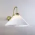 Conical Bathroom Wall Light IP44 - Polished Brass