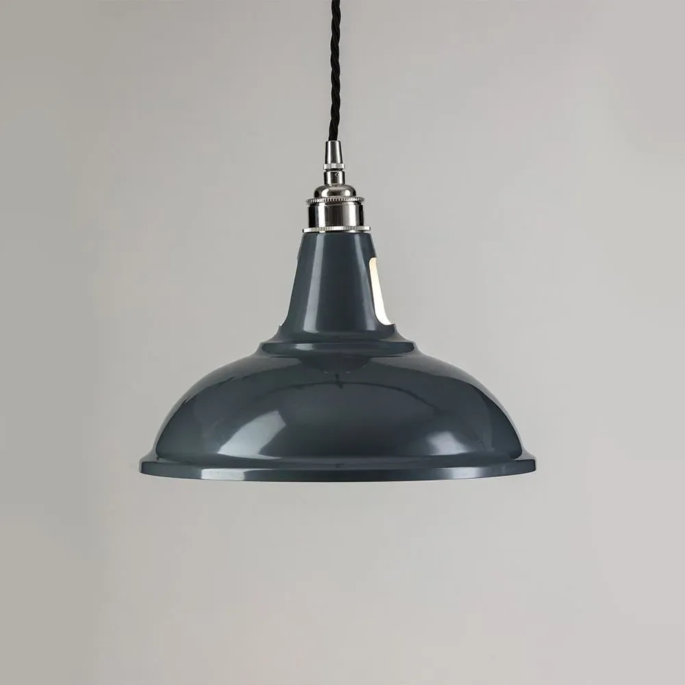 Factory Pendant Light - Green, Metal