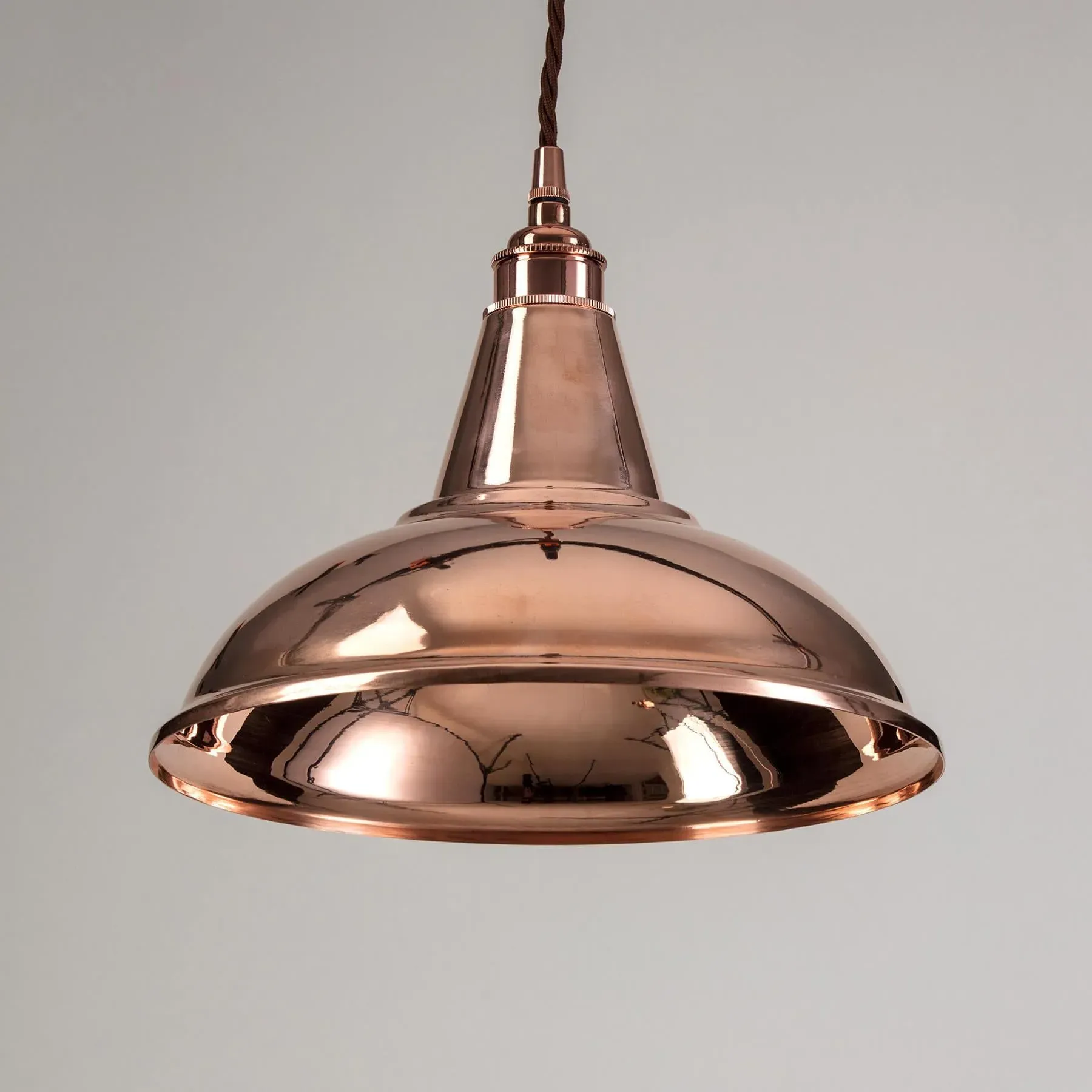 Factory Pendant Light LED Compatible - Copper image