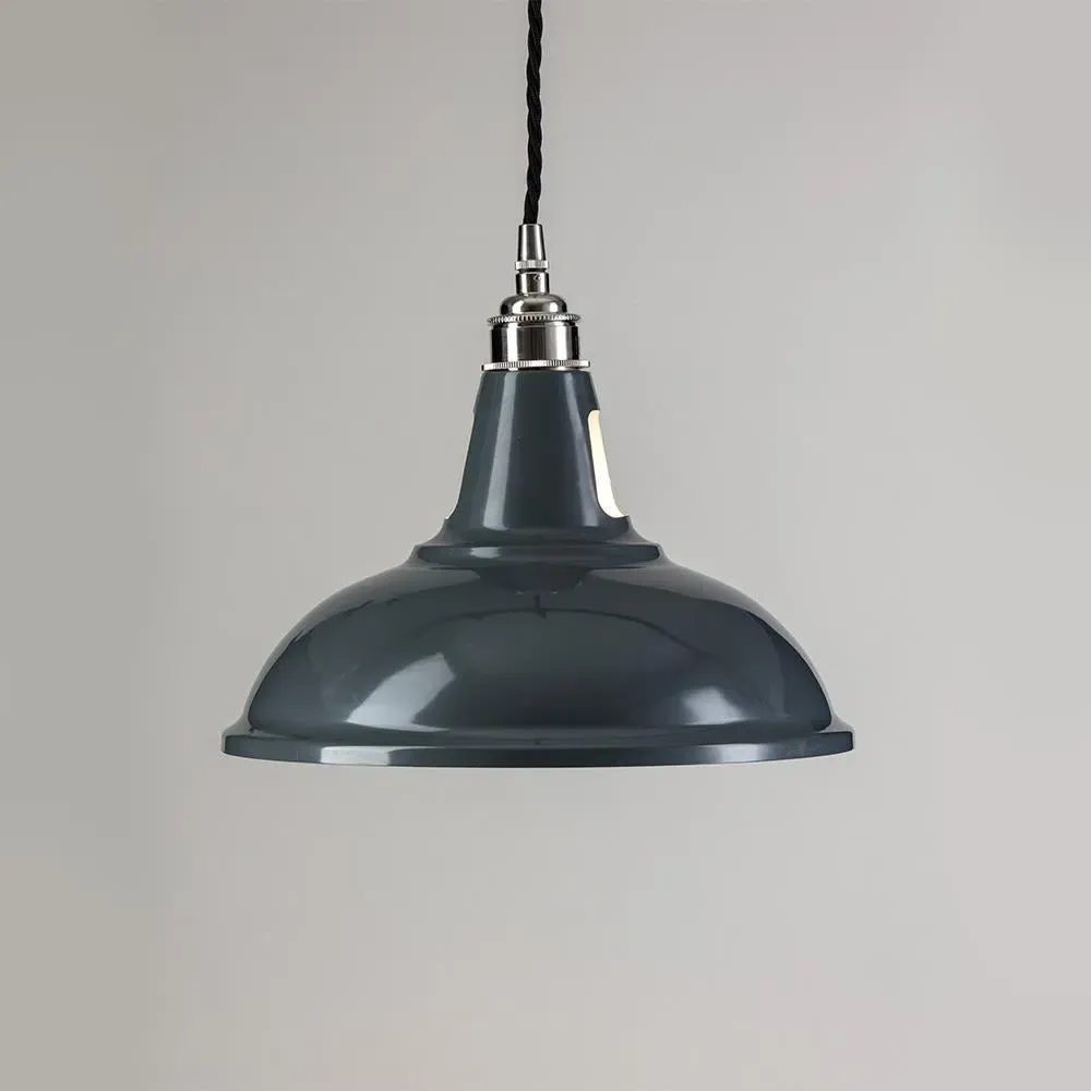 Factory Pendant Light - Red, Metal