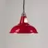 Factory Pendant Light - Red, Metal