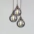 Globe Pendant Cluster Light - Smoked, Blown Glass