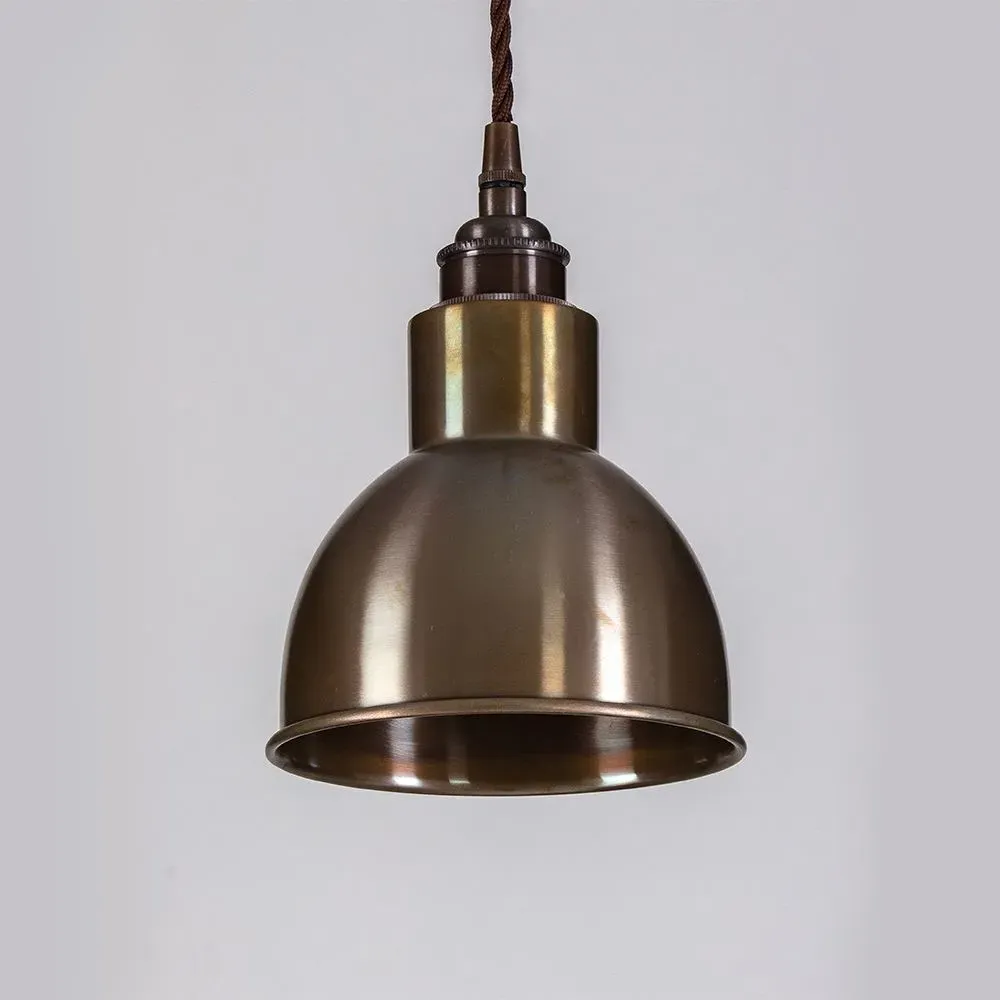 Industrial Pendant Light - Polished Copper, Metal