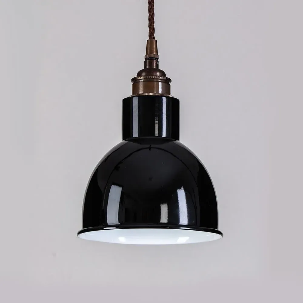 Industrial Pendant Light with Shade - Black, Nickel