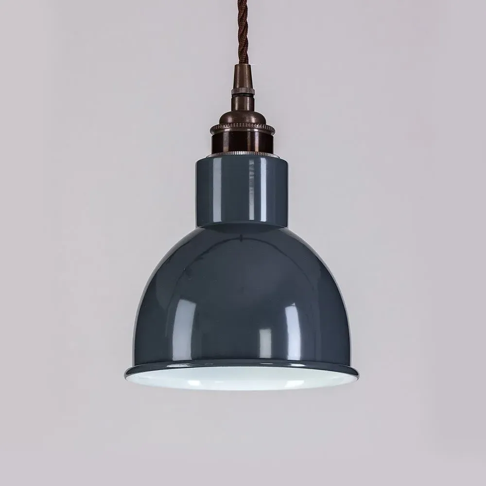 Industrial Pendant Light with Shade - Black, Nickel