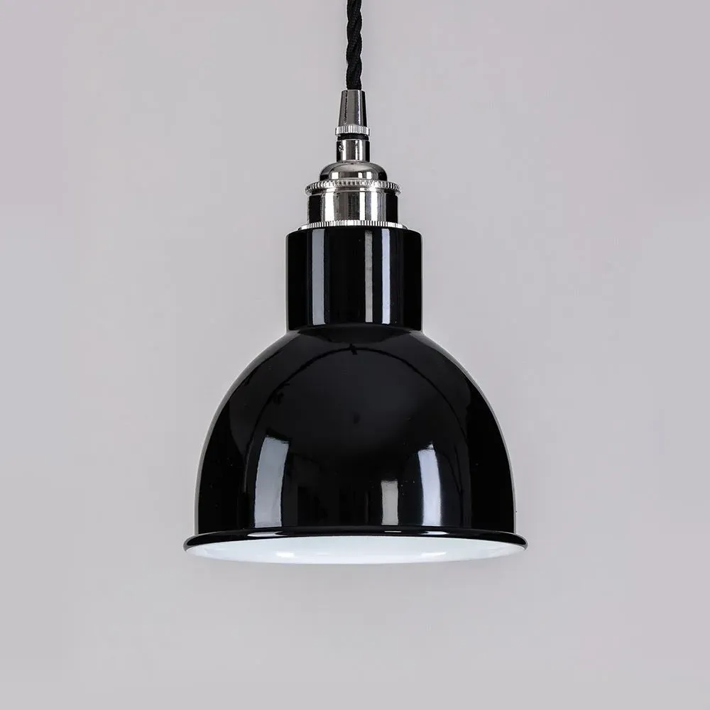 Industrial Pendant Light with Shade - Black, Nickel