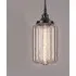 IP44 Pendant Light with Glass Shade - Black