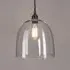 Large Bell Pendant Light - Antique Brass, Glass