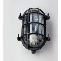 Large Oval Bulkhead Light - Bronze, Brass