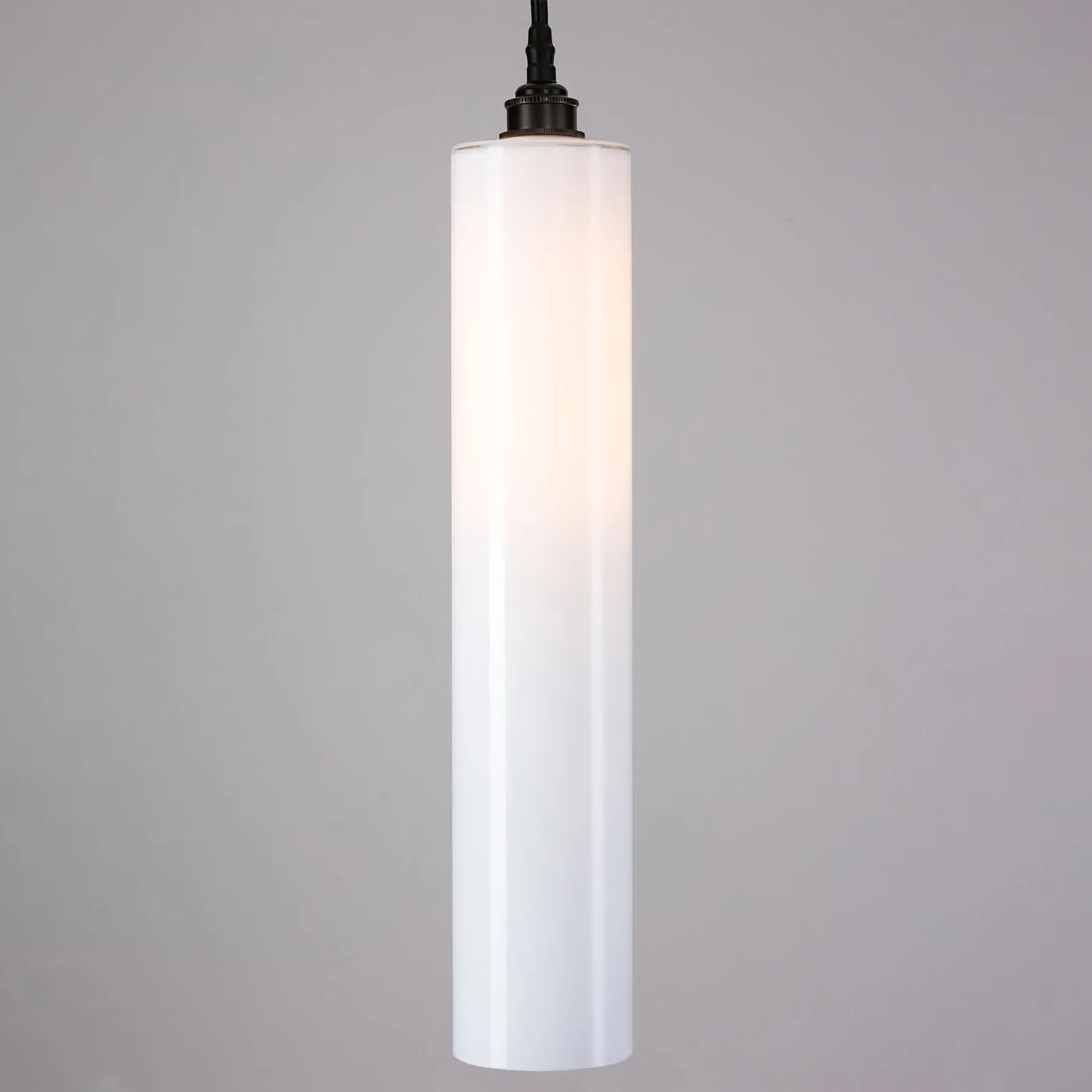 Large Pendant Light IP44 Rated - Chrome, Glass