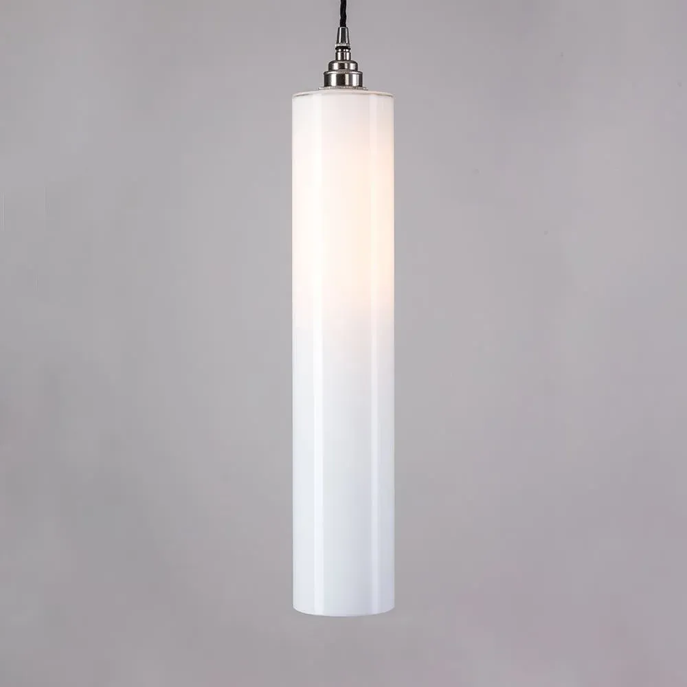 Large Pendant Light with Dimming - Nickel, Glass