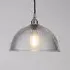 Medium Dome Pendant Light - Chrome, Glass
