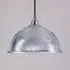 Medium Dome Pendant Light - Nickel, Glass