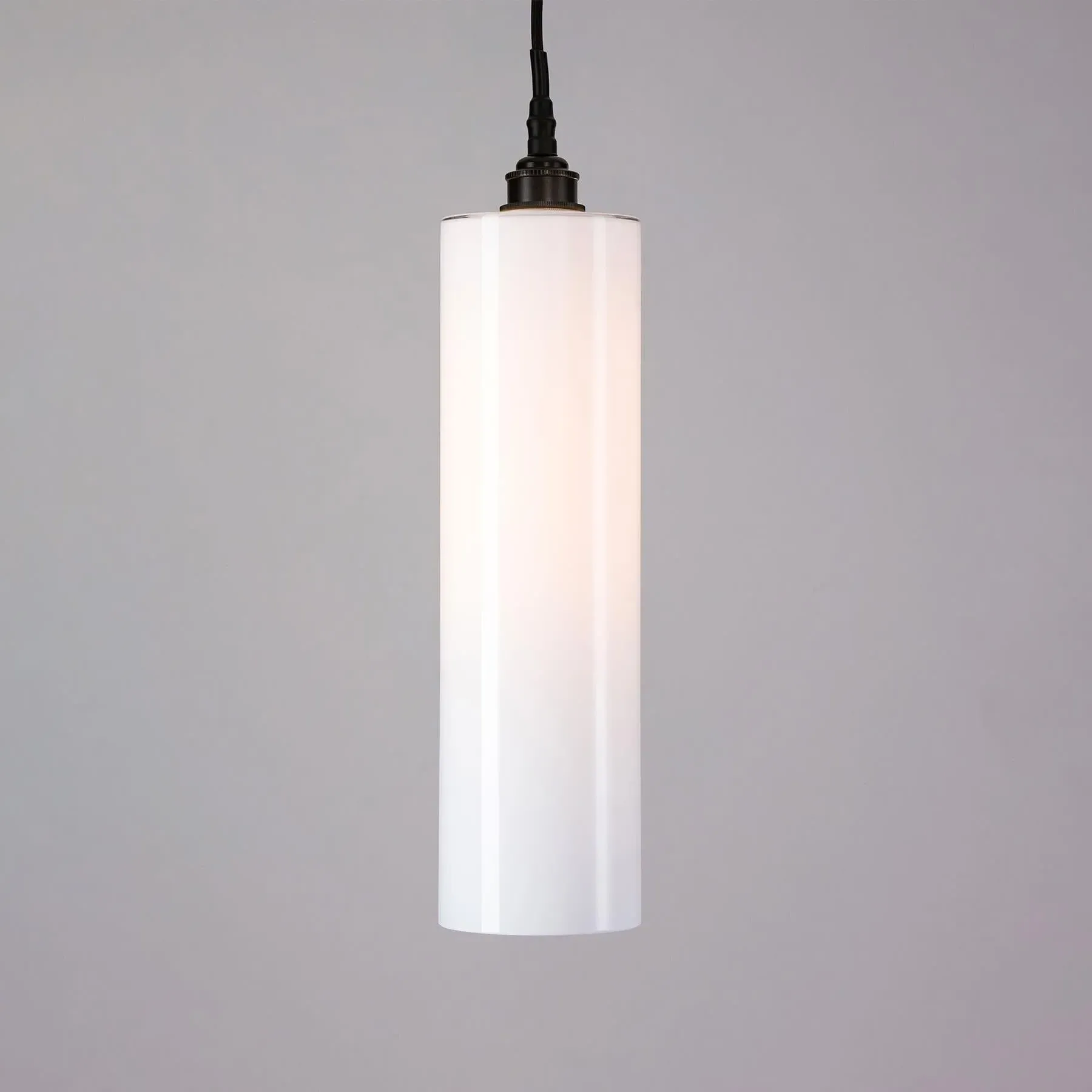 Medium Pendant Light IP44 Rated - Chrome, Glass