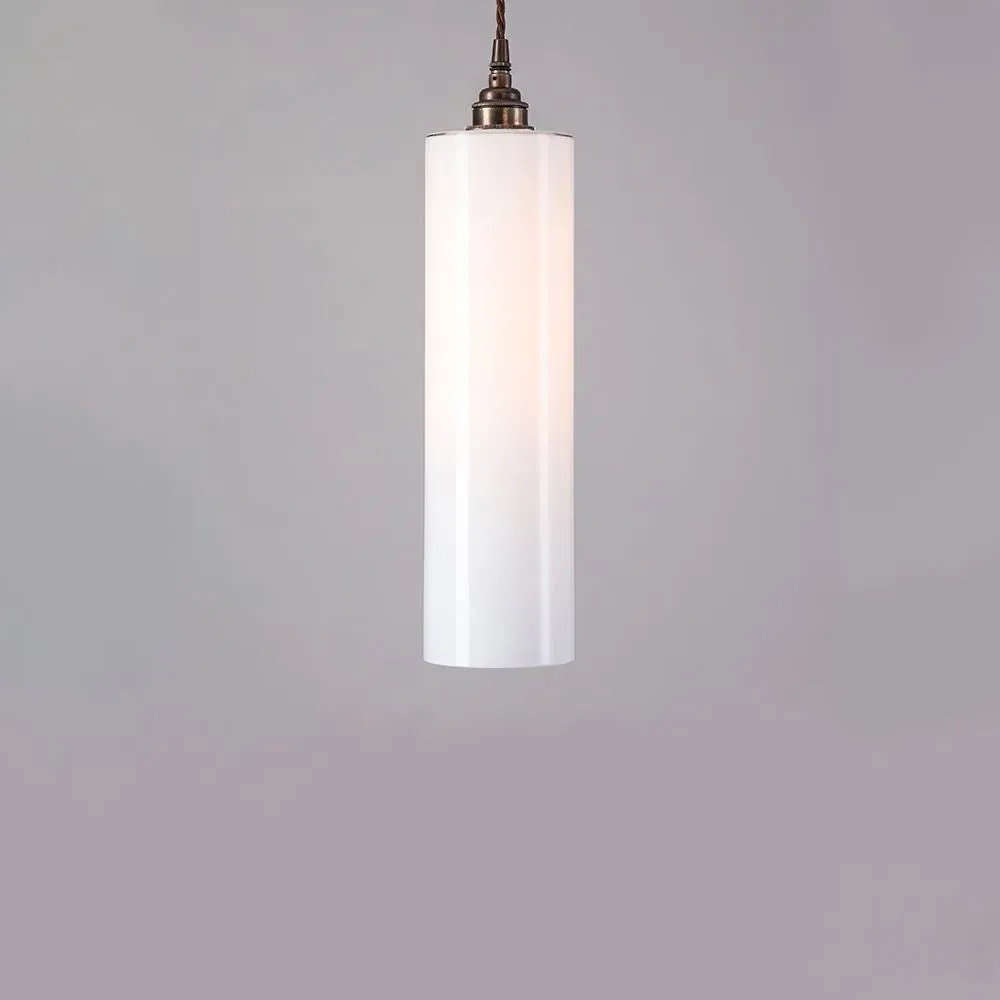 Medium Pendant Light with Dimming - Nickel, Glass